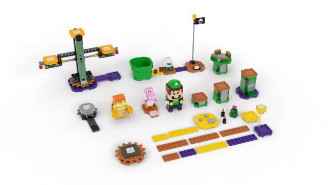 LEGO Super Mario Adventures Luigi Starter Course Toy 71387, 2 of 14, play video