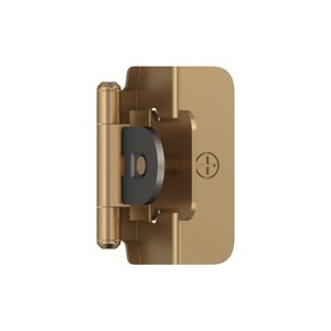 Amerock Double Demountable Hinges for Cabinet Doors with 1/2 Inch Overlay – Set of 2 - 1 of 4