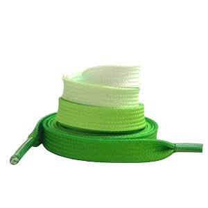Elerevyo Colorful Gradient Flat Shoelaces Shoestring Shoe Laces for Sneakers 1 Pair - 1 of 4