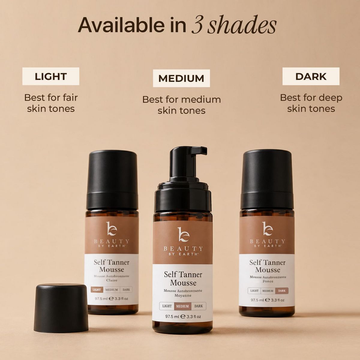 Beauty by Earth Self Tanning Mousse - thumbnail 9