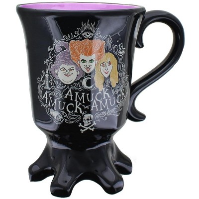 Silver Buffalo Hocus Pocus Amuck Sisters 20oz Gothic Shape Ceramic Mug