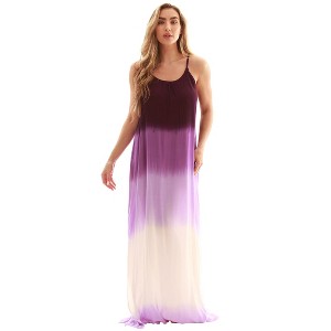 Riviera Sun Tie Dye Spaghetti Strap Maxi Dress - 1 of 3