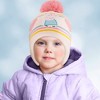 Peppa Pig Girls' Winter Hat and Mittens Set, Toddlers Age 2-4 (White/Pink) - 3 of 4