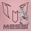 Girls' Messi Short Sleeve Graphic T-Shirt - Pink - 3 of 3