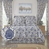Dorset, Farmhouse Quilt Reversible Floral, King, Navy, 105x95 VHC Brands - 2 of 4