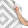 Little Arrow Design Co Diamonds In Gray Wallpaper Gray - Deny Designs - 4 of 4