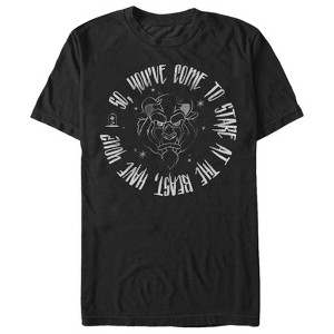 Men's Beauty and the Beast Stare T-Shirt - 1 of 4