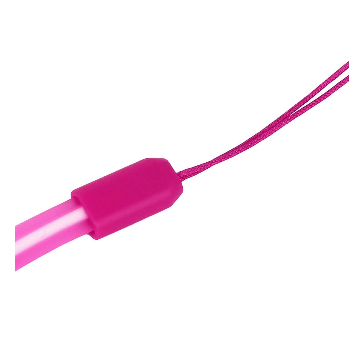 Unique Bargains Hot Pink Soft Neck Strap Lanyard Holder 18" Long for MP3 Cell Phone Keys Work Card - thumbnail 4
