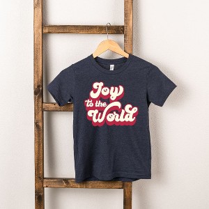 The Juniper Shop Retro Joy To The World Youth Short Sleeve Tee - 1 of 2