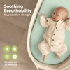 KeaBabies Organic Bassinet Sheet for Baby Girls, Boys, 2-Pack Soothe Bassinet Fitted Sheets, Bedside Bassinet Mattress Sheet - 4 of 4