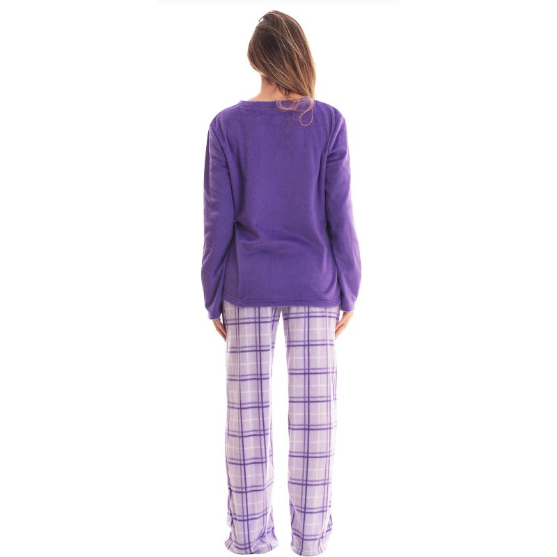 Just Love Ultra-Soft Womens Pajama Pant Set with Matching Socks with Sayings / Christmas Pajamas, 3 of 5