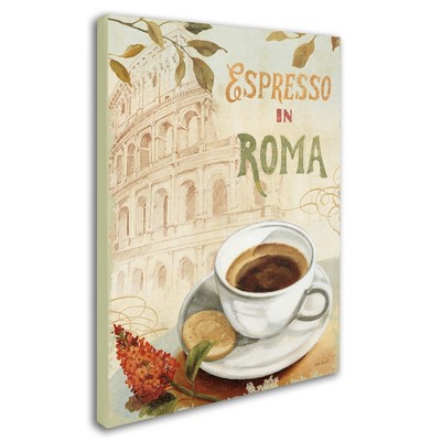 Trademark Fine Art -Lisa Audit 'Cafe in Europe III' Canvas Art