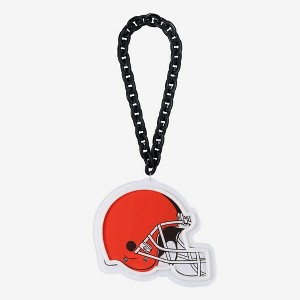NFL Fan Chain, Big Neon Light Up Team Logo - Cleveland Browns - 1 of 4