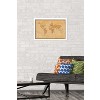 Trends International Antique World Map 2023 Framed Wall Poster Prints - 2 of 4
