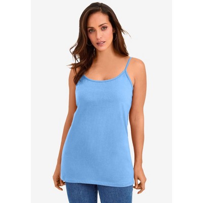 Jessica London Women's Plus Size Stretch Cotton Cami