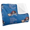 Presbyterian College Logo Pattern Silky Touch Blanket White 50x60 - 3 of 4