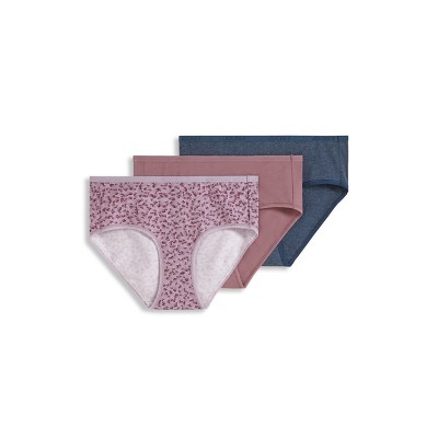 Jockey Women's Organic Cotton Stretch Logo Hipster - 3 Pack