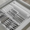 OU In-Drawer Silverware and Utensils Organizer Set – Knife Holder, Roll Dispenser for Aluminum Foil & Wrap, Cutlery Tray, Utensil Drawer Insert - 2 of 4
