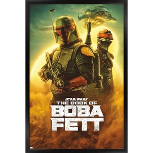 Trends International Star Wars: The Book of Boba Fett - Key Art Framed Wall Poster Prints - 1 of 4