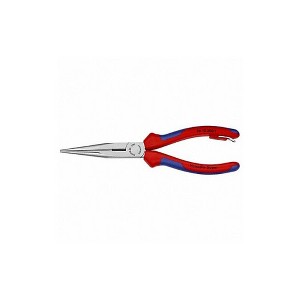 Knipex  Long Nose Plier,8" L,Serrated 26 12 200 T BKA - 1 of 1