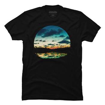 Men's Design By Humans Summer Sunset By BobyBerto T-Shirt