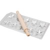 Pasta Maker Machine by Imperia- Heavy Duty Deluxe Set w 2 Attachments, Made in Italy, Star Ravioli Mold & Rolling Pin, Steel Construction w/ Wooden - 4 of 4
