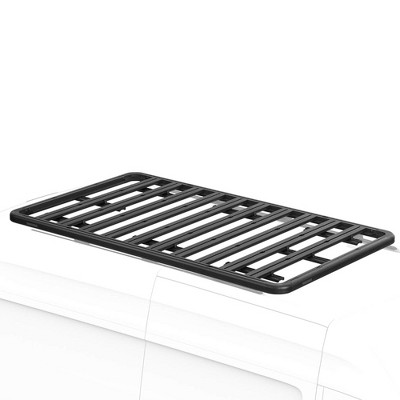YAKIMA Aluminum Roof Mount LockNLoad 3 Bar System Heavy Duty Roof Rack Platform, Black
