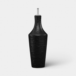 Black Textured Ceramic Oil Dispenser Black - Threshold™ : Target