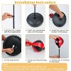 iMountek"Junior Boxing Set for Kids 3-8 Years, Adjustable Punching Bag with Gloves & Free-Standing Ball"Black&Red - 3 of 4