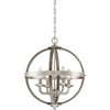 Quoizel Lighting Fusion 4 - Light Chandelier in  Brushed Nickel - 2 of 4