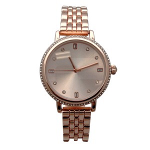 Olivia Pratt Elegant Everyday Rhinestones Bezel Women Watch - 1 of 4