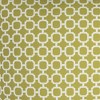 HomeRoots 22" Green and White Quatrefoil Indoor Outdoor Throw Pillow - 4 of 4