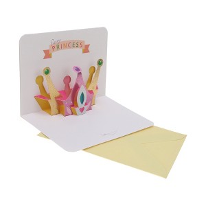 Unique Bargains Greeting Card Assorted Color 5.9"x5.9"x0.4" 1Pc - 1 of 3