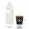 Big Dot of Happiness Adult 90th Birthday - Gold - Party Mini Favor Boxes - Birthday Party Treat Candy Boxes - Set of 12 - 2 of 4