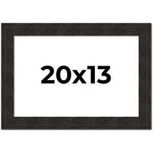 PosterPalooza | Contemporary Black Picture Frame - UV Acrylic, Backing Board, Hanging Hardware Included - 1 of 4