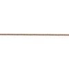 Black Bow Jewelry 1.2mm, 14k Rose Gold, Diamond Cut Solid Spiga Chain Bracelet, 7 Inch - 2 of 4