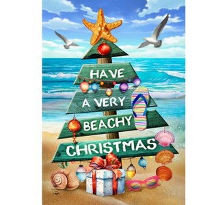 Briarwood Lane Double Sided Garden Flag 12x18 For Outdoor Beachy Christmas Tree For Christmas Garden Flag Flags For Outside - 1 of 4