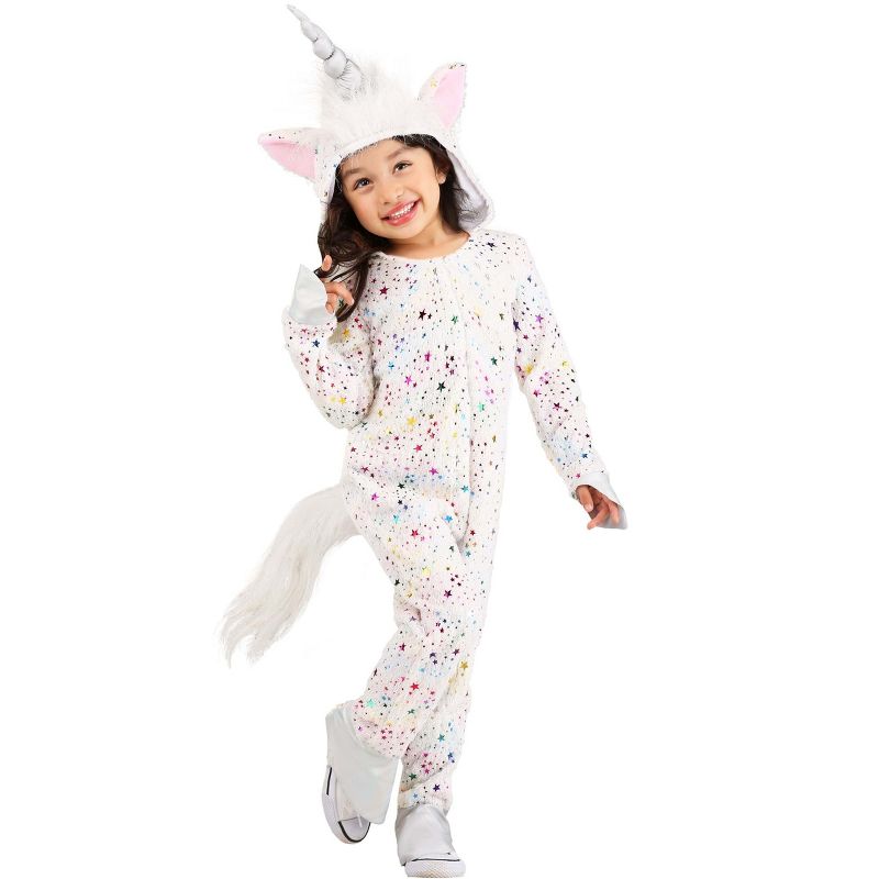 HalloweenCostumes.com Girl's Toddler Magical Unicorn Costume, 1 of 8