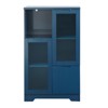 Maliang Open Storage Cabinet with Glass Doors and Drawer - 3 of 4