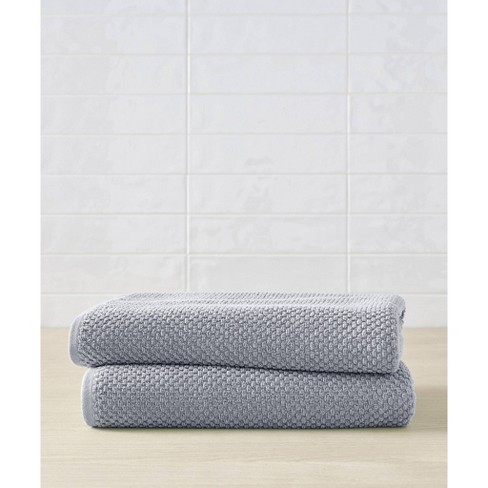 Turkish Cotton Bath Towel Set Light Blue : Target