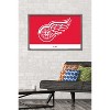 Trends International NHL Detroit Red Wings - Logo 21 Framed Wall Poster Prints - 2 of 4
