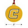 University of Tennessee at Chattanooga Secondary Logo Aluminum Holiday Christmas Tree Ornament - 3 of 4