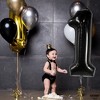 KatchOn, Black 1 Balloon Number - Big, 40 Inch | 1st Birthday Decor - 4 of 4