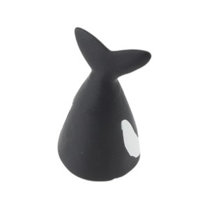 Unique Bargains Decorative Magnets Magnetic Fridge Sticker Irregular Shape Resin Dark Gray Beige 1Pc - 1 of 3