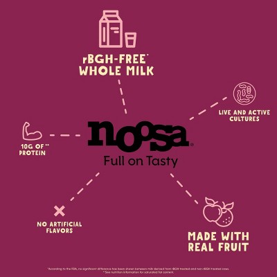 noosa Black Cherry Mix-ins Aussie Style Yogurt - 9g Protein 5.8oz