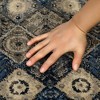 Area Rug Boho Distressed Floor Carpet Vintage Floral Rug, Polypropylene, 2x6 - 2 of 4