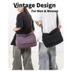 Generic Canvas Messenger Bag for Women Men Crossbody Tote Bag - 3 of 4