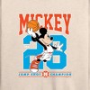 Women's - Disney - Mickey Jump Shot Lightweight French Terry Wide Neck Long Sleeve Shirt - 2 of 4