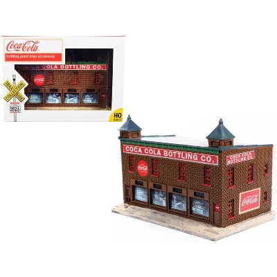 "Coca-Cola Bottling Co." Bottling Plant Building "TraxSide Collection" Series for 1/87 (HO) Scale Models by Classic Metal Works