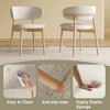 ORRD Mid-Century Modern Dining Chairs Set of 2, Natural Ash Wood Chairs for Kitchen & Dining Room - 2 of 4